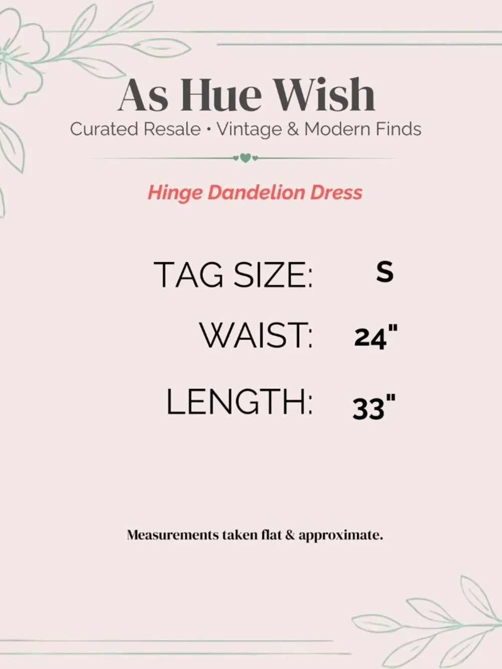 Hinge Dandelion Floral Midi Dress Cream Black Smocked Cottagecore Boho Small - Picture 4 of 6